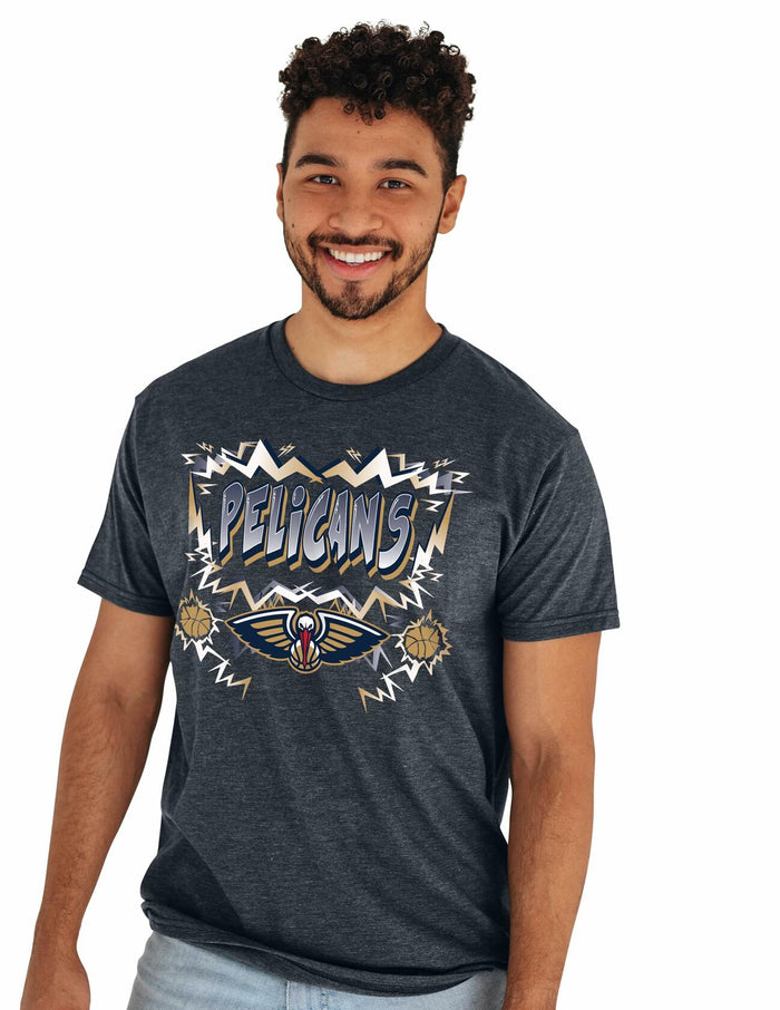 New Orleans Pelicans NBA Officially Licensed Heathered Team Color T-Shirt XXL by Deal US