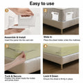 Heuihm Bed Sheet Holder Straps 4pcs Lock Strip Fit All Mattress White Medium by Deal US