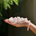Rose Quartz Raw Healing Stones 1/2lb Pink Rough Crystals Bulk by Deal US