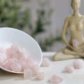 Rose Quartz Raw Healing Stones 1/2lb Pink Rough Crystals Bulk by Deal US