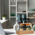 AKFVNSFK Teacher Retirement Gifts Desk Sign Plaque Multicolour Acrylic by Deal US