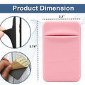 KARENSKEYS 2PCS Key Sleeve Stretchy Keys Organizer Slim Card Holder Pink by Deal US
