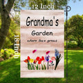 ZQLFDGD FANDEER Grandma's Garden Outdoor Flag 12x18in Double Sided Nylon by Deal US