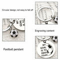 ShiQiao Spl Inspirational Soccer Keychain Unisex Adult Football Gift by Deal US