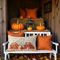 FELENIW Happy Fall Y’all Autumn Maple Leaf Lumbar Pillow Cover 12x20 by Deal US