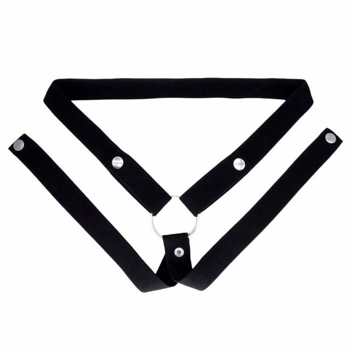 Generic Multi Functional Elastic Exercise Training Belt Black Fitness Device by Deal US