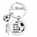 ShiQiao Spl Inspirational Soccer Keychain Unisex Adult Football Gift by Deal US