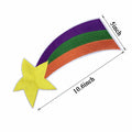 TOMIGO Women Costume Accessories Hot Pink Headband Rainbow Star Patch 1 Count by Deal US