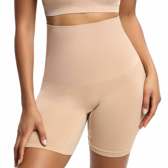 ShaperSwan High Waisted Shapewear Shorts Tummy Control Butt Lifter Nude Size M/L by Deal US