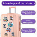BIGZORO Schnauzer Dog Stickers Pack 50 PCS Waterproof Vinyl Decals by Deal US