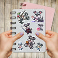 BIGZORO Schnauzer Dog Stickers Pack 50 PCS Waterproof Vinyl Decals by Deal US