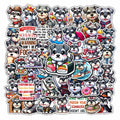 BIGZORO Schnauzer Dog Stickers Pack 50 PCS Waterproof Vinyl Decals by Deal US