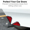 Carbon Fiber Car Door Corner Anti-Collision Strips 2 Pack for Mustang Mach-E by Deal US