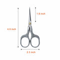 ABAJI Mini Scissors Stainless Steel Blade Metal Handle 2 Pack Office Craft by Deal US