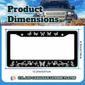 I'd Rather Be Watching Anime License Plate Frame Funny Stainless Steel by Deal US