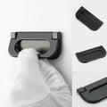 Evionlin Flush Pull Handles 2 Pack Black Recessed Drawer Cabinet Pulls by Deal US