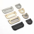 Evionlin Flush Pull Handles 2 Pack Black Recessed Drawer Cabinet Pulls by Deal US
