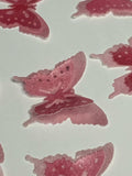 Unbranded x24 3D Double Shad Edible Wafer Butterflies for Cake Cupcakes by Deal US