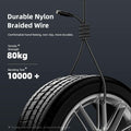 MenoSupp iPhone Charger 3 Pack 10FT Nylon Braided Lightning Cable BlackWhite by Deal US