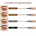 YIWANLLE 3D Microblading Eyebrow Pencil 4 Fork Tip Waterproof Light Brown by Deal US