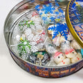 QOIUSO Christmas Cookie Bags 4x4 Inch Snowflake Design 100 Pcs Plastic by Deal US