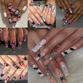 Halloween 5D Nail Art Decals Spider Web Ghost 3D Self Adhesive 2 Sheets by Deal US