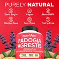 BestBy10/25 Nutrivein Fadogia Agrestis Tongkat Ali Turkesterone 1100mg 120 Caps by Deal US
