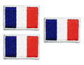 Truly Mini France Flag Embroidered Patch Sew On Applique 0.6x1.1 Inch by Deal US