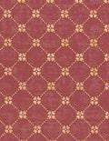 Flannel Backed Vinyl Tablecloth 60x120 Oblong Diamond Rust Pattern by Deal US