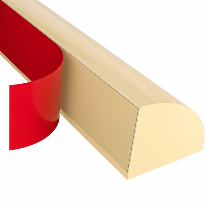 Risunpet Flexible Rubber Quarter Round Molding Peel & Stick Bathtub Trim 155in by Deal US