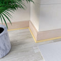 Risunpet Flexible Rubber Quarter Round Molding Peel & Stick Bathtub Trim 155in by Deal US
