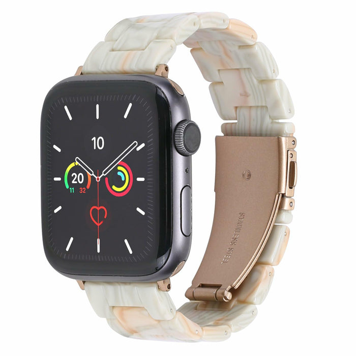 MAIRUI Resin Watch Band Compatible Apple Watch 38-41mm Series 1-9 Marble by Deal US