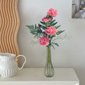 Glass Vase 8.6in Ribbed Design Wedding Centerpiece Floating Candle Gray by Deal US