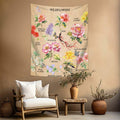 dueeia Vintage Floral Tapestry Wall Hanging 51.2x59.1 Polyester E by Deal US