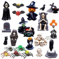 Halloween Mini Figurines 32 Pcs Resin Ornaments Miniature Garden Decor by Deal US