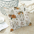 CXMEIFLY Fall Decor Pillow Covers Set of 2 18x18 Cream Pumpkin Floral by Deal US