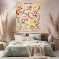 dueeia Vintage Floral Tapestry Wall Hanging 51.2x59.1 Polyester E by Deal US