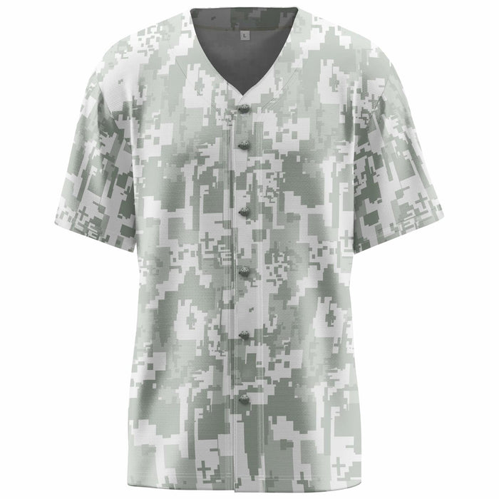 Aizqaoalk Men's Baseball Jersey Short Sleeve Button-Down Shirt Color7 Size L by Deal US