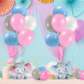 12 Sets Baby Shower Balloon Stand Kit Gender Reveal Pink Blue Table Decor by Deal US