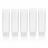 PEUTIER 5pcs Travel Bottles Leak-Proof Refillable Squeeze Tubes Translucent