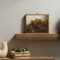 raiqtols Floating Framed Vintage Monet Canvas Wall Art 8x10 inch Art Garden by Deal US