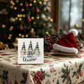 UNCDLV Happy Gnomes Wooden Sign Fall Decor 6x6 Inch hallothanksmas2 by Deal US