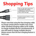 Wosixima USB-C 3-in-1 Charging Cable 4ft Black for iPhone 16/15 Pro Max Samsung by Deal US