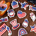 Oudain 24 Pc 5" Patriotic Star Ornaments Red White Blue Independence Day by Deal US