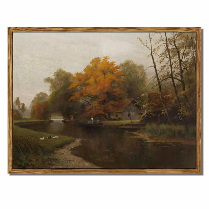 raiqtols Floating Framed Vintage Monet Canvas Wall Art 8x10 inch Art Garden by Deal US