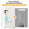 Zenjo Rechargeable Automatic Cat Feather Teaser Toy Motion Activated Color by Deal US