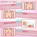 LOYAL BOOK Boob Tape Breast Lift Silicone Nipple Covers Beige 2''round 12pcs by Deal US