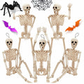 GONOSEED 5PCS 16in Posable Halloween Skeletons Hanging Decor Plastic by Deal US