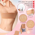 LOYAL BOOK Boob Tape Breast Lift Silicone Nipple Covers Beige 2''round 12pcs by Deal US