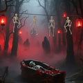 GONOSEED 5PCS 16in Posable Halloween Skeletons Hanging Decor Plastic by Deal US